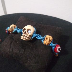Bone skull bracelet